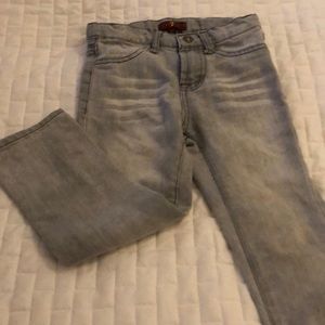 Gray skinny jeans